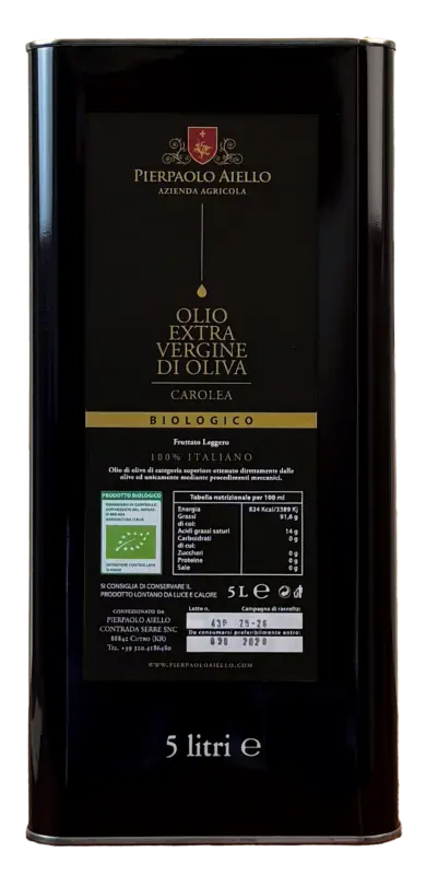 Lattina 5 Litri Olio EVO